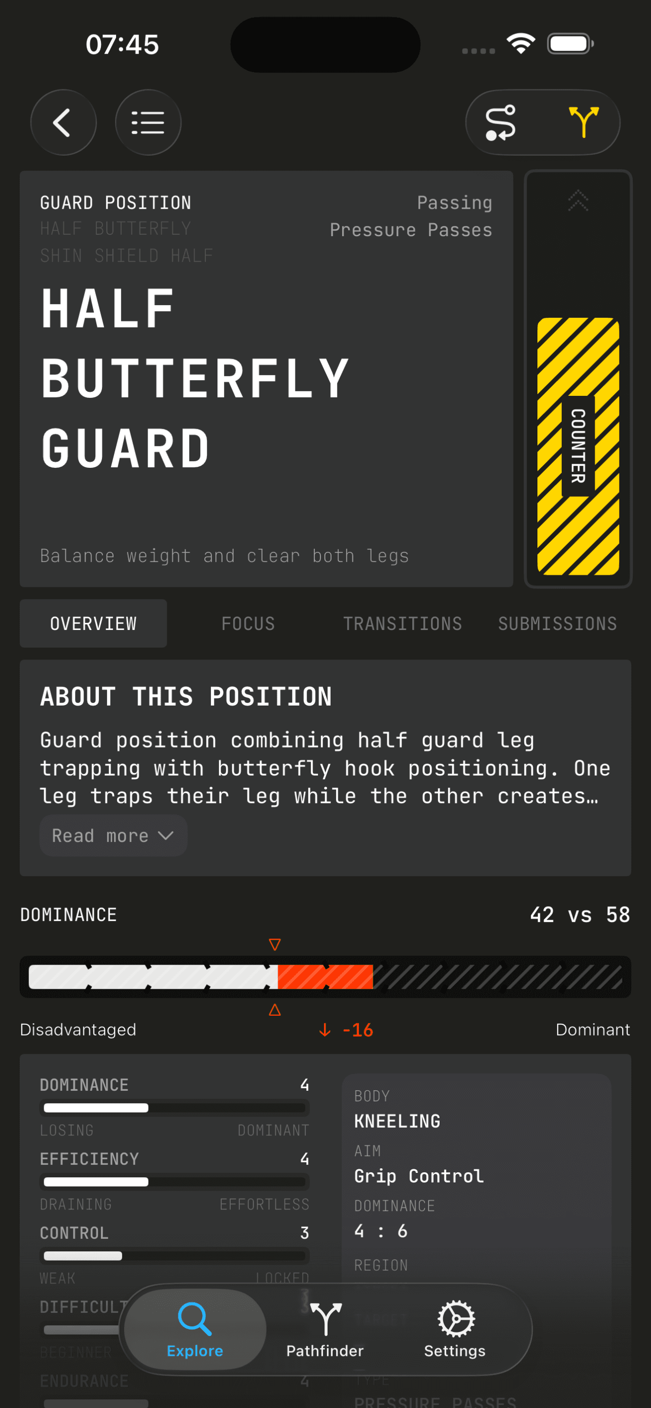 EXPLORE — 100+ positions. Every angle.